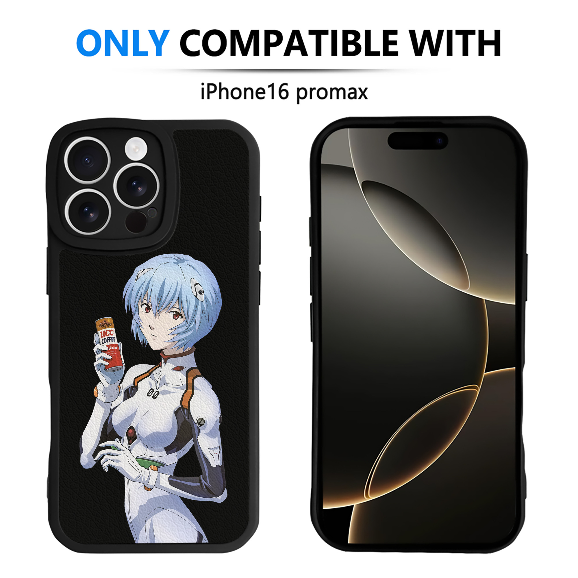 （画像用） EVA 新世紀エヴァンゲリオン 【iPhone 16シリーズ対応】シリコンスマホケース（レザー調） 材質：シリコン